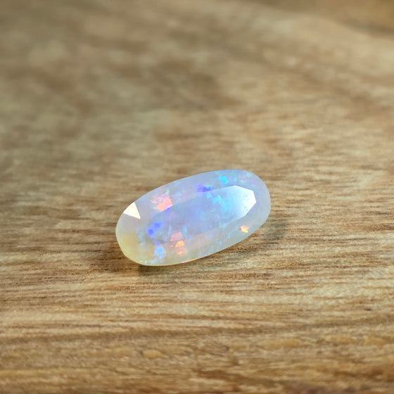1.70ct Oval Cut Faceted Australian Opal