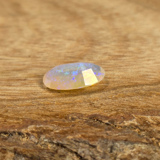 1.68ct Oval Cut Faceted Australian Opal
