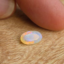  1.07ct Oval Cut Faceted Australian Opal