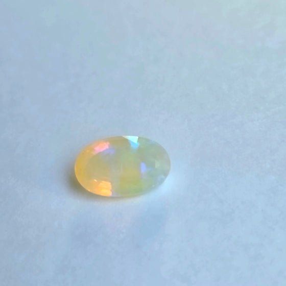 1.07ct Oval Cut Faceted Australian Opal