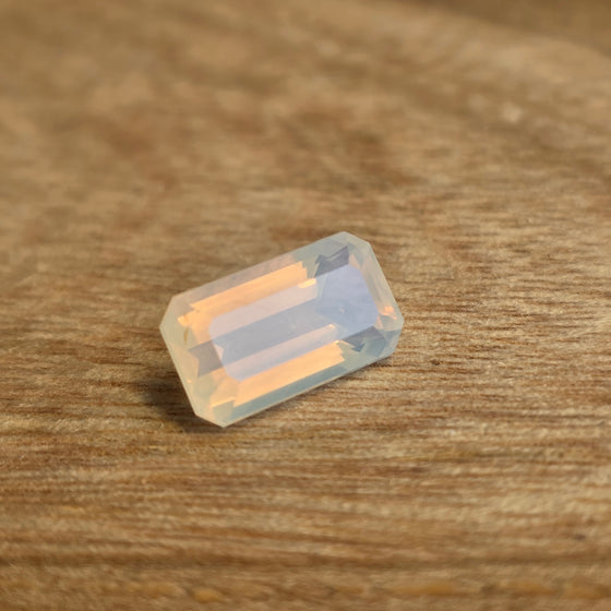 2.10 Emerald Cut Faceted Australian Opal
