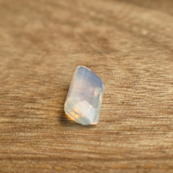2.10 Emerald Cut Faceted Australian Opal