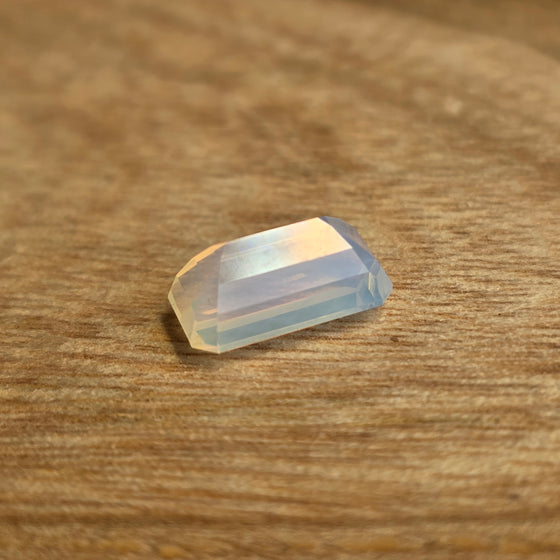 2.10 Emerald Cut Faceted Australian Opal