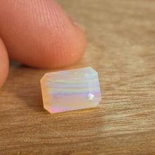  2.40ct Emerald Cut Faceted Australian Opal