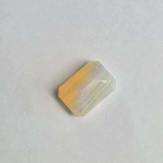 2.40ct Emerald Cut Faceted Australian Opal