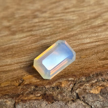  1.13ct Emerald Cut Faceted Australian Opal