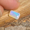 1.13ct Emerald Cut Faceted Australian Opal