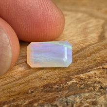  2.65ct Emerald Cut Faceted Australian Opal