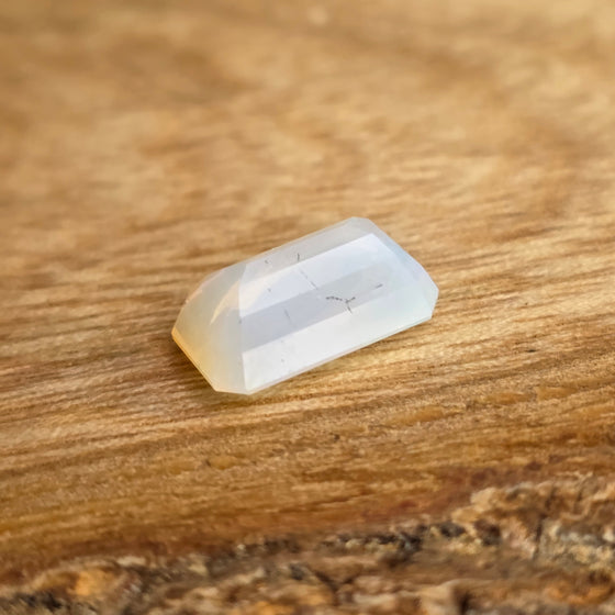 2.65ct Emerald Cut Faceted Australian Opal