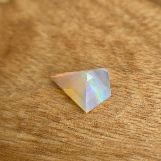 2.72ct Kite Cut Faceted Australian Opal