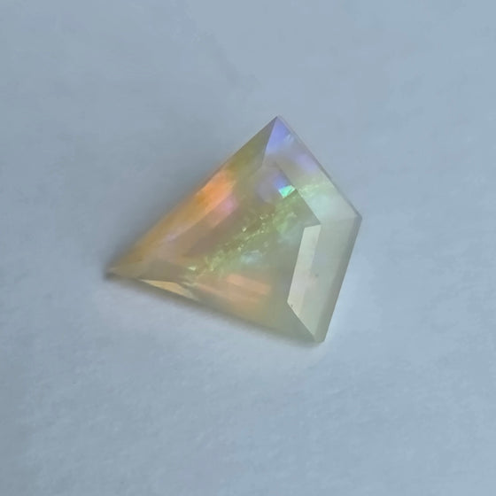 2.72ct Kite Cut Faceted Australian Opal