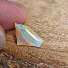  2.20ct Free-form Cut Faceted Australian Opal