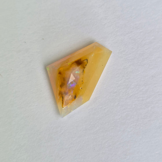 2.20ct Free-form Cut Faceted Australian Opal