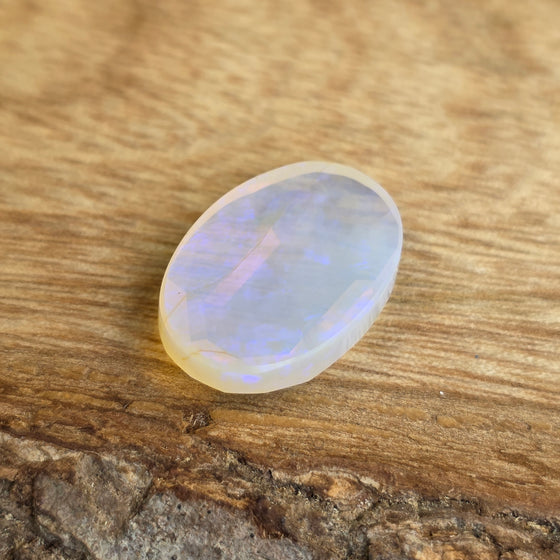 8.32ct Oval Rose Cut Faceted Australian Opal