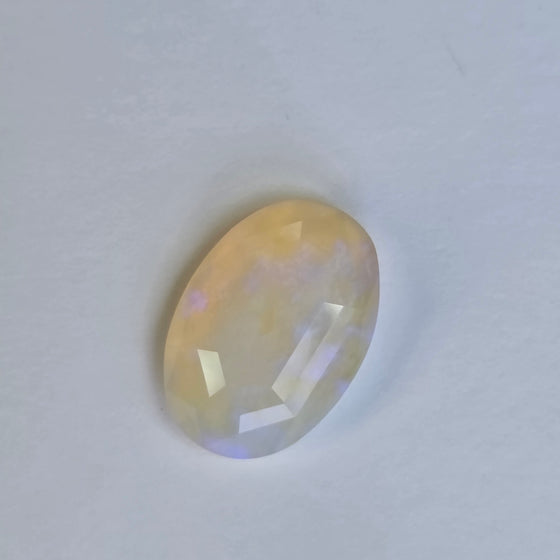8.32ct Oval Rose Cut Faceted Australian Opal
