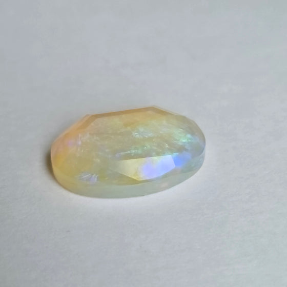 8.32ct Oval Rose Cut Faceted Australian Opal