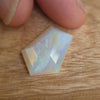 11.21ct Shield Rose Cut Faceted Australian Opal