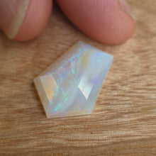  11.21ct Shield Rose Cut Faceted Australian Opal