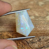 11.21ct Shield Rose Cut Faceted Australian Opal