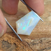 11.21ct Shield Rose Cut Faceted Australian Opal