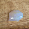 8.66ct Shield Rose Cut Faceted Australian Opal