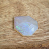 8.66ct Shield Rose Cut Faceted Australian Opal
