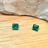 0.33ct TW Square Cut Colombian Emerald Parcel