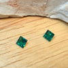 0.33ct TW Square Cut Colombian Emerald Parcel