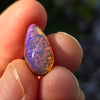 7.78ct Pear Cabochon Cut Australian Fossil Pipe Opal
