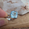 3.90ct Aquamarine Square Cushion Cut
