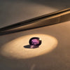 0.94ct Colour-Shift Violet Sapphire Oval Cut (No Heat)