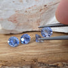 1.94ct TW Blue Sapphire Round Checkerboard Cut Parcel (No Heat)