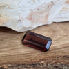 4.86ct Dark Orange Red Tourmaline Emerald Cut
