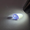 0.63ct Colour-Shift Blue Violet Silky Sapphire Pear Cut (No Heat)