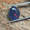 5.81ct Black Opal Pear Cabochon Cut