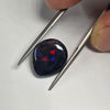 5.81ct Black Opal Pear Cabochon Cut