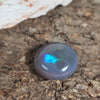 10.28ct Semi-Black Opal Round Cabochon Cut