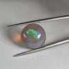 10.28ct Semi-Black Opal Round Cabochon Cut
