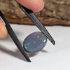 7.27ct Semi-Black Opal Oval Cabochon Cut