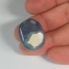 30.23ct Semi-Black Opal Oval Cabochon Cut