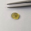 2.21ct Yellow Australian Parti Sapphire Oval Cut