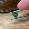 1.04ct Australian Green Sapphire Trilliant Cut