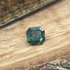 2.52ct Australian Green Sapphire Square Emerald Cut