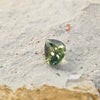 0.73ct Australian Parti Sapphire Pear Cut
