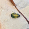 0.62ct Australian Parti Sapphire Pear Cut