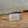 4.92ct Emerald Cut Faceted Australian Crystal Opal
