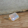 4.92ct Emerald Cut Faceted Australian Crystal Opal