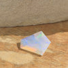 2.68ct Shield Cut Faceted Australian Crystal Opal