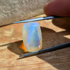 8.31ct Cushion Cut Faceted Australian Crystal Opal