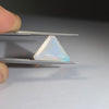 4.33ct Triangular Cut Faceted Australian Crystal Opal
